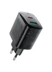 СЗУ Acefast A106 GaN PD45W (1USB-A/1C) Black