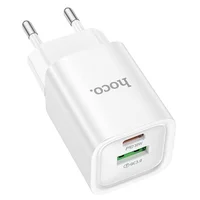 СЗУ Hoco C149A Charm PD30W+QC3.0 (1USB-A/1C) White