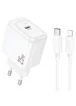 СЗУ Hoco CS53A Surplus PD25W (1USB-C) + Type-C to Lightning White
