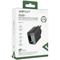 СЗУ Acefast A90 QC3.0 18W (1USB-A) Black