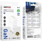 СЗУ Borofone BN32 Cargador PD65W (1USB-A/2C) White