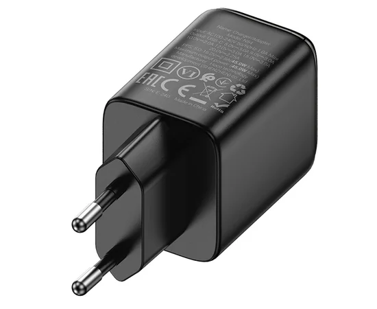 СЗУ Hoco N54 Monsoon PD45W (1USB-C) Black