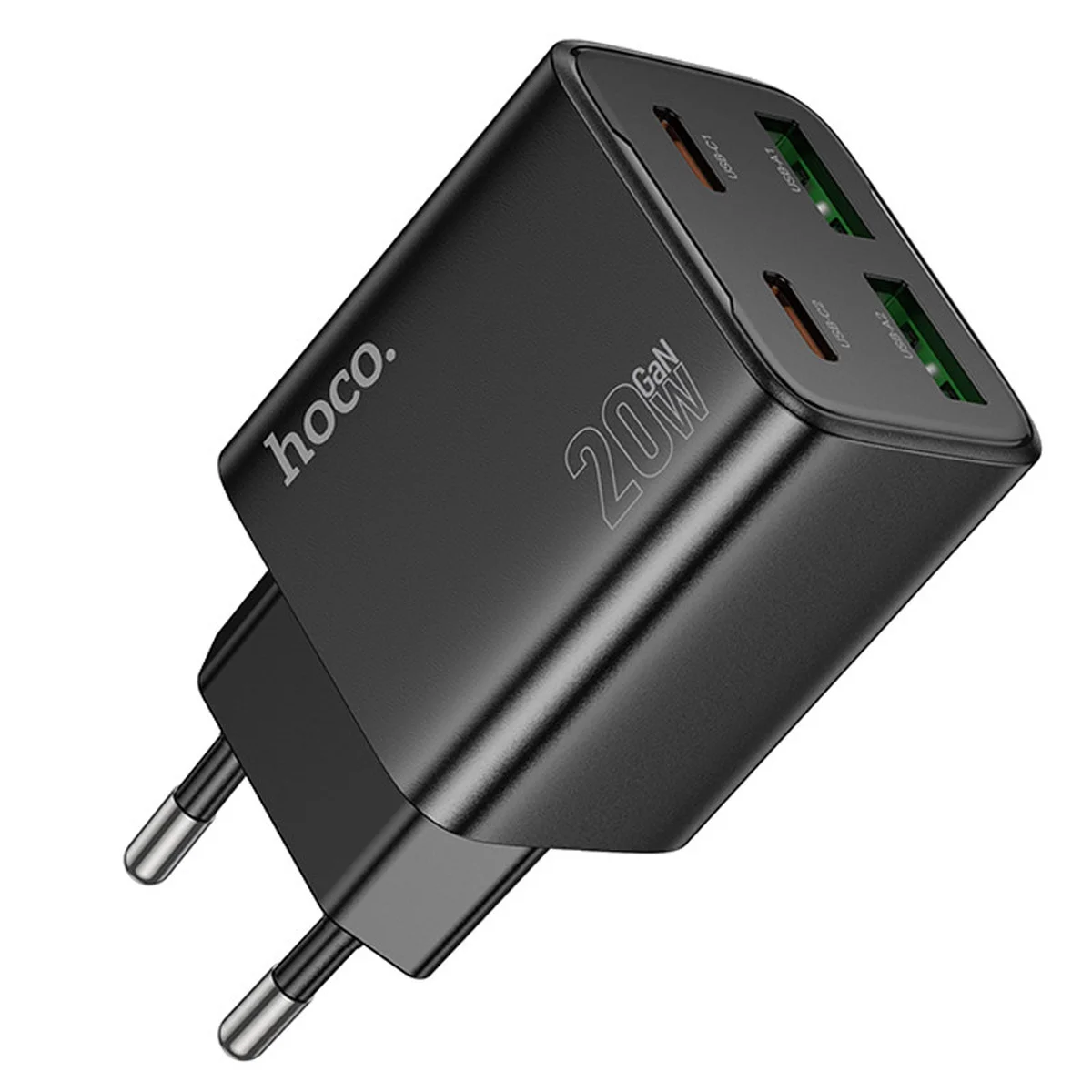 СЗУ Hoco N55 Fundador PD20W four-port (2USB-A/2C) Black