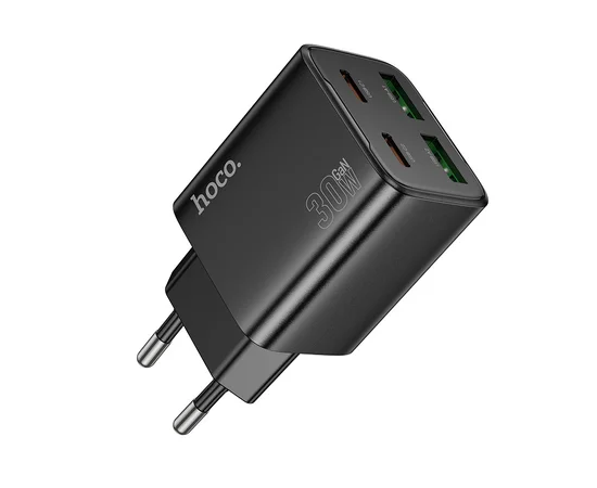 СЗУ Hoco N56 Fundador PD30W four-port (2USB-A/2C) Black