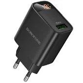 СЗУ Borofone BA95A Ilustre QC3.0 (1USB-A) Black