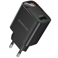 СЗУ Borofone BA95A Ilustre QC3.0 (1USB-A) Black