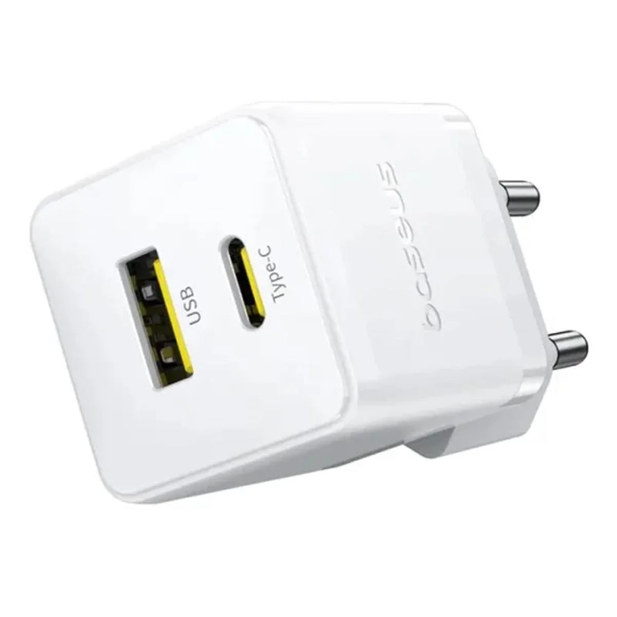 СЗУ Baseus Palm Fast Charger 20W (1USB-A/1C) (P10111608) Moon White