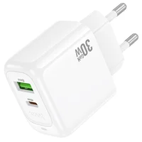 СЗУ Hoco CS55A Surplus PD30W+QC3.0 (1USB-A/1C) White