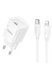 СЗУ Hoco C146A Charm PD20W (1USB-C) + кабель Type-C to Lightning White