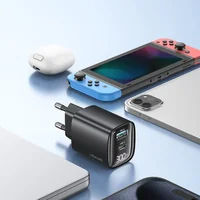 СЗУ Usams US-CC229 GaN Digital Display XC Ser. 30W (1USB-A/1C) Black