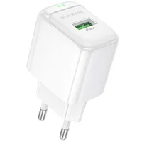 СЗУ Borofone BAS42A Potential QC3.0 (1USB-A) White