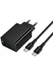 СЗУ Hoco CS94A Leader PD20W+QC3.0 (1USB-A/1C) + кабель Type-C to Type-C Black