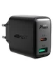 СЗУ Acefast A5 PD32W GaN (USB-C+USB-A) Black
