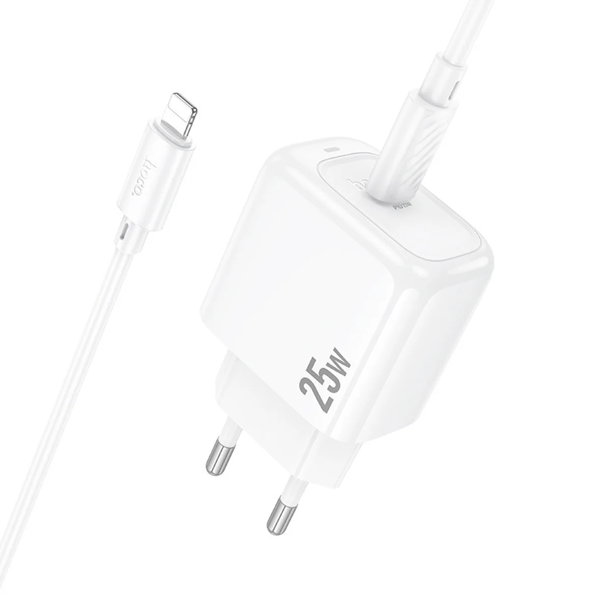 СЗУ Hoco CS53A Surplus PD25W (1USB-C) + Type-C to Lightning White