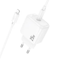 СЗУ Hoco CS53A Surplus PD25W (1USB-C) + Type-C to Lightning White