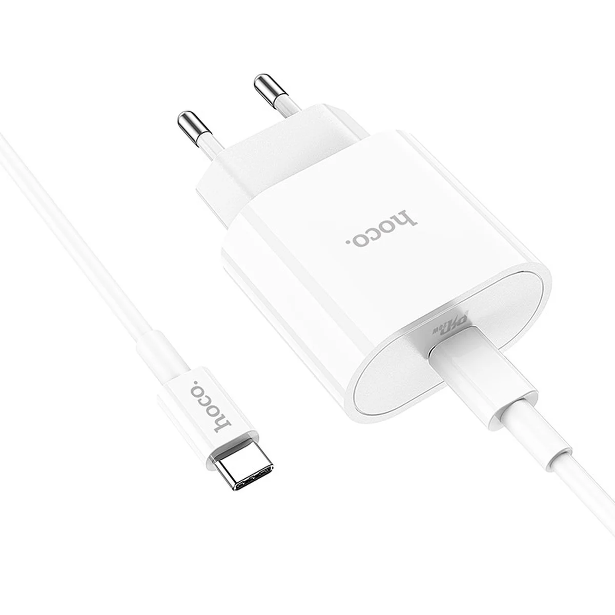 СЗУ Hoco C94A Metro PD20W (1C) + Type-C to Type-C White