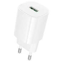 СЗУ Borofone BA102A Pudding QC3.0 (1USB-A) White