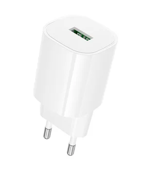 СЗУ Borofone BA102A Pudding QC3.0 (1USB-A) White