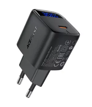 СЗУ Acefast A115 PD30W GaN (1USB-C) Black