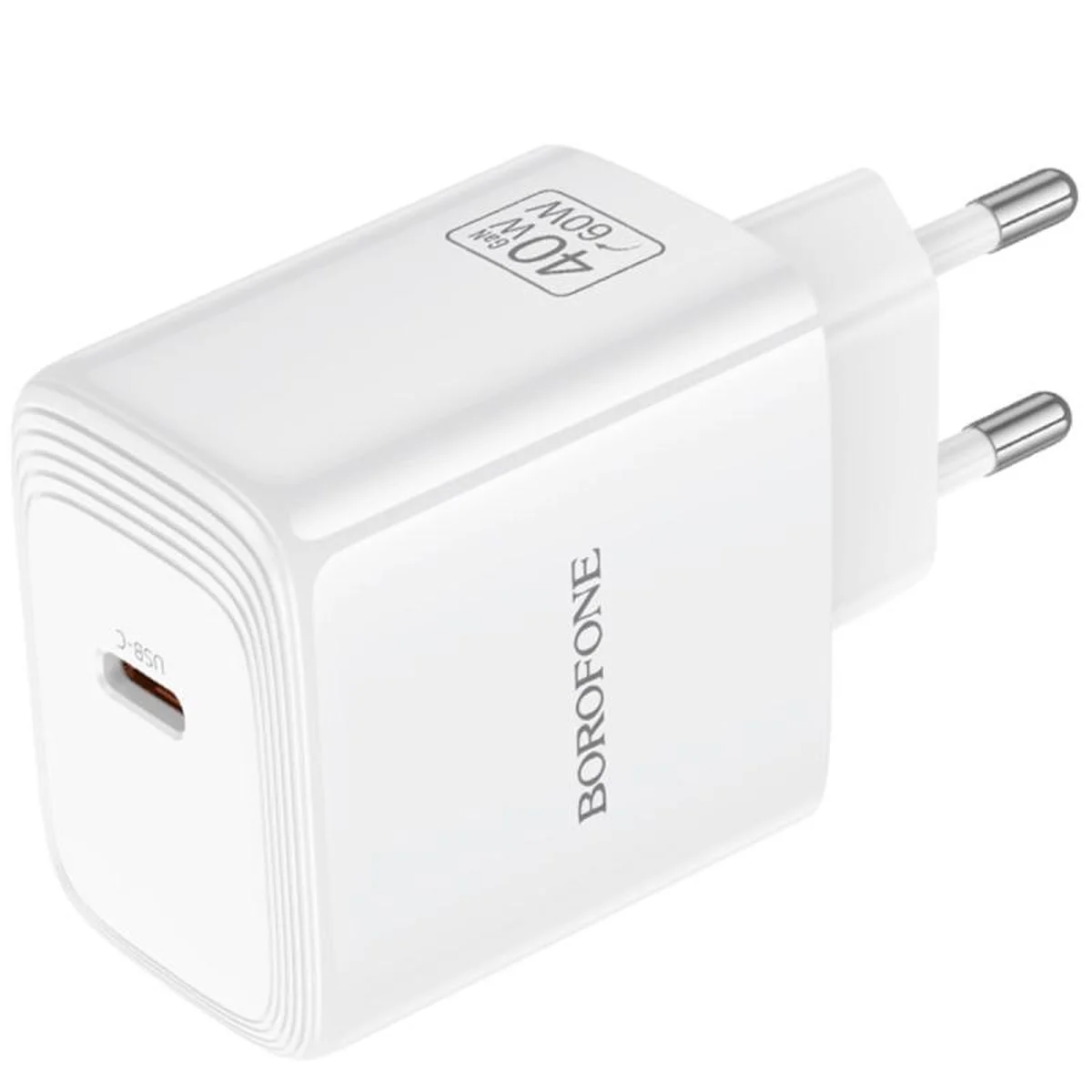 СЗУ Borofone BN33 Fuente PD40W (1USB-C) White