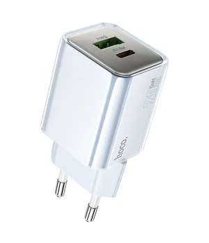 СЗУ Hoco N46 Glorious PD20W+QC3.0 (1USB-A/1C) Blue