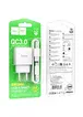 СЗУ Hoco C140A Smart QC3.0 (1USB/3A) + Type-C White
