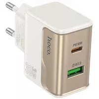 СЗУ Hoco CS73A Star Speed PD30W+QC3.0 (1USB-A/1C) White