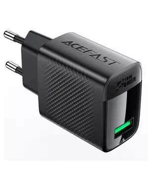 СЗУ Acefast A90 QC3.0 18W (1USB-A) Black