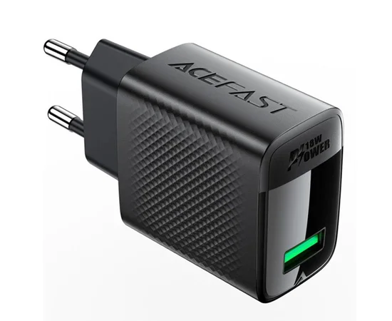 СЗУ Acefast A90 QC3.0 18W (1USB-A) Black