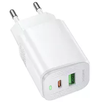 СЗУ Borofone BAS83A Star PD20W+QC3.0 (1USB-A/1C) White