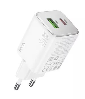 СЗУ Hoco N41 Almighty PD20W+QC3.0 White
