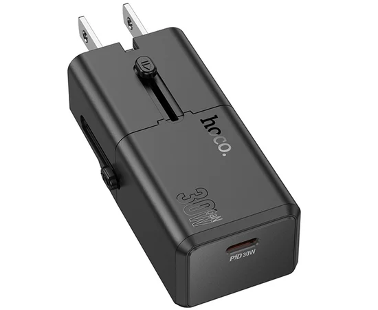 СЗУ Hoco AC25 Mini PD30W (1USB-C) universal travel charger Black