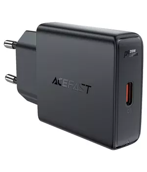 СЗУ Acefast A65 PD20W GaN (USB-C) Black