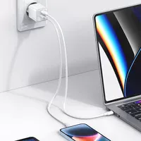 СЗУ Usams US-CC189 PD30W + QC3.0 A+C X-ron Series White