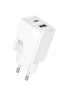 СЗУ Hoco N71 Nuevo PD30W+QC3.0 (1USB-A/1C) White