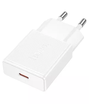 СЗУ Hoco N74 Speed ultra-thin PD25W (1USB-C) White