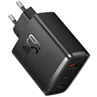 СЗУ Baseus Cube Pro Fast Charger PD65W (1USB-A/2C) (P10111404) Cluster Black