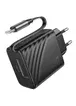 СЗУ Hoco N57 Full PD20W with retractable cable Type-C (2USB-C) Black