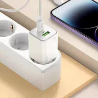 СЗУ Hoco N41 Almighty PD20W+QC3.0 White