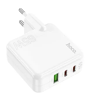 СЗУ Hoco C115A Header PD65W (2C1A) White