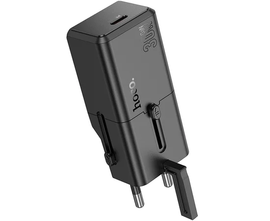 СЗУ Hoco AC25 Mini PD30W (1USB-C) universal travel charger Black