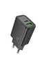 СЗУ Hoco N63 Gentle PD30W+QC3.0 (1USB-A/1C) Black