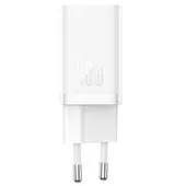 СЗУ Baseus GaN5 Pro OS + Type-C to Type-C 40W (CCGP18010) White
