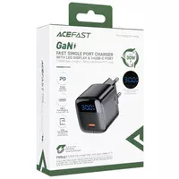 СЗУ Acefast A115 PD30W GaN (1USB-C) Black