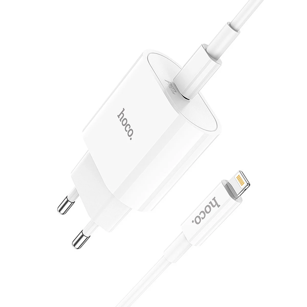 СЗУ Hoco C94A Metro PD20W (1USB-C) + кабель Type-C to Lightning White