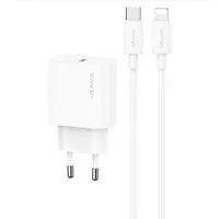 СЗУ Usams US-OYXLTZ02 CC226 PD20W + SJ712 30W Type-C to Lightning Yi Series White