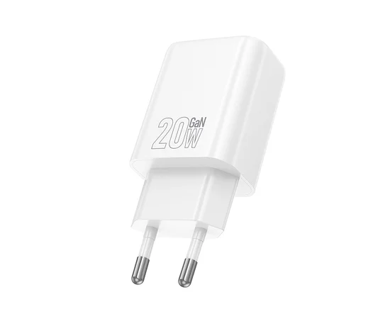СЗУ Hoco N61 Gentle PD20W+QC3.0 (1USB-A/1C) White