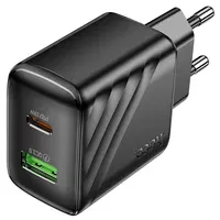 СЗУ Hoco CS25A Rico PD20W+QC3.0 (1USB-A/1C) Black