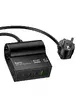 СЗУ Hoco AC34 Win 2 position 70W QC+PD (1USB-A/3C/1Socket) (1.5m) Black