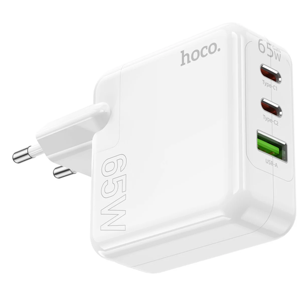 СЗУ Hoco C115A Header PD65W (2C1A) White